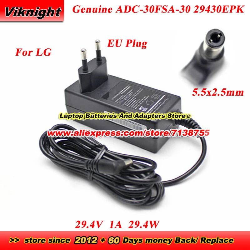 

Genuine ADC-30FSA-30 29430EPK 29.4V 1A Charger EAY64470401 For LG CordZero A9 Series Multi Ultimate Handstick A929KVM A9M A9N
