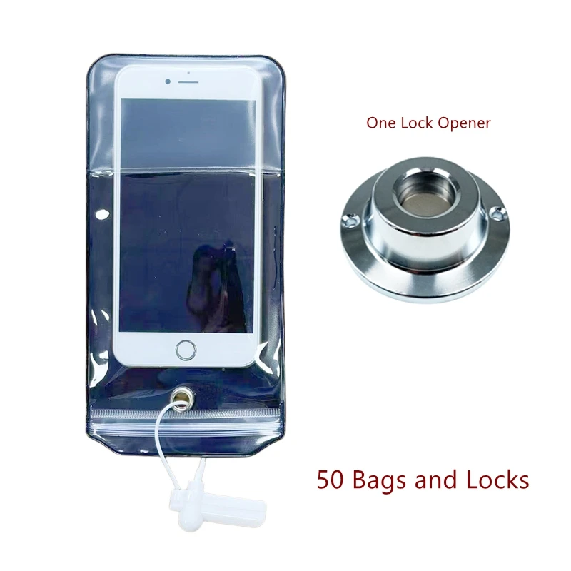 

50sets High Quality Reuse Anti Camera Bag No Photography Allowed Bag No Picture Phone Bag Privacy Bag For Muslim Wedding Events