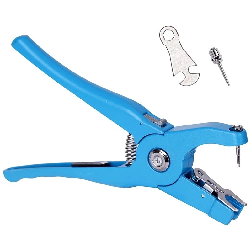 T19C Universal Animal Ear Tag Pliers Applicator Veterinary Tool Works For Cattle, Sheep Goats,And More Livestock