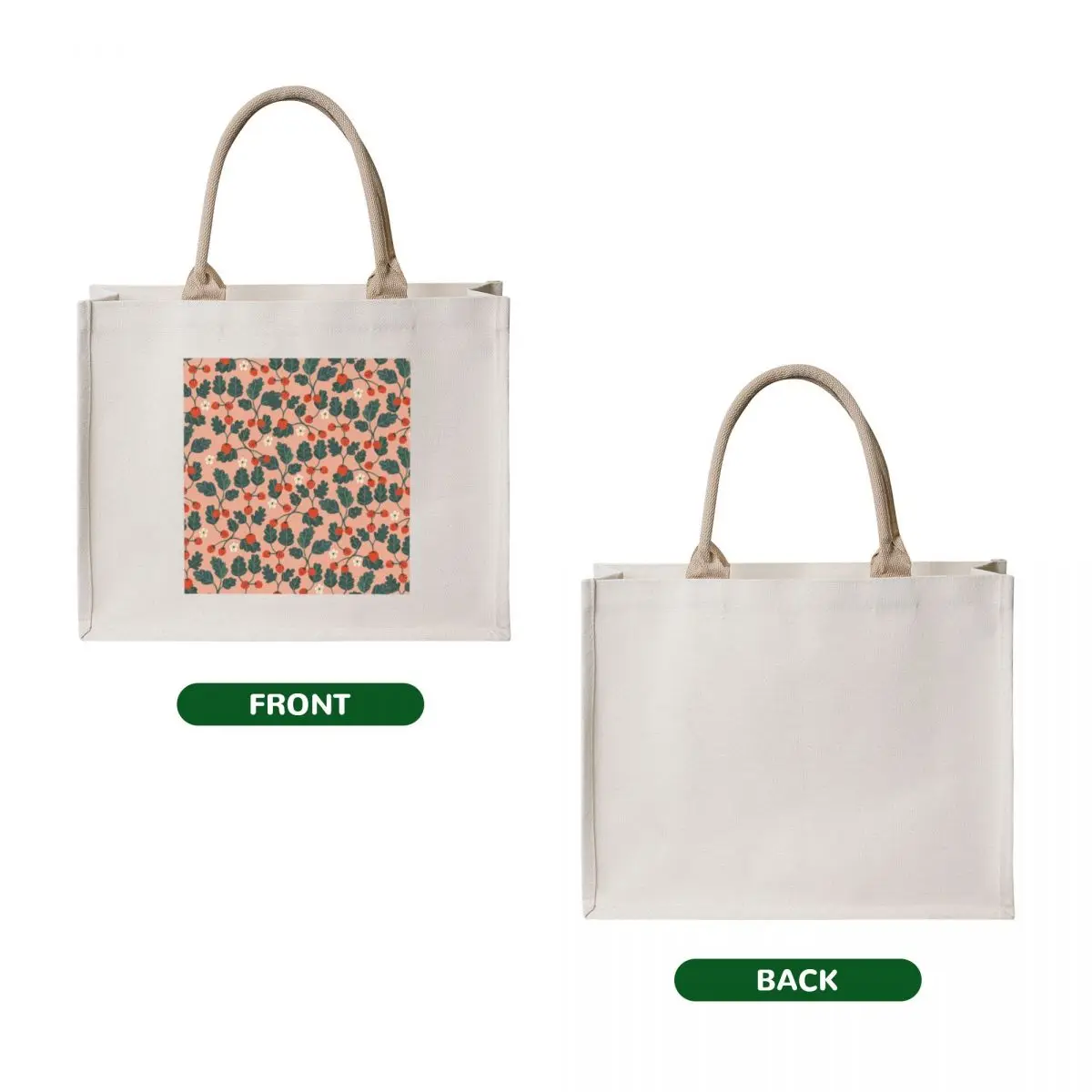 Strawberries Tote Bag shopper bag women shopping cart bags large tote bag shopper bags for women