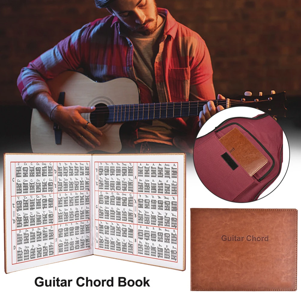 

1pc Guitar Chord Book Notes Accessories C Chords Notebook Durable Portable Musical Instruments Learning Tool