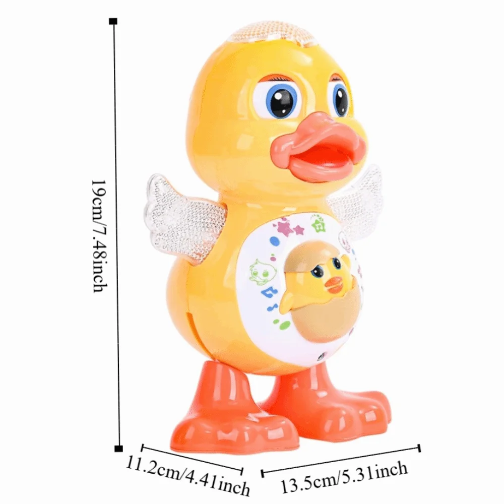 Plastikowa Elektryczna Tańcząca Kaczka Zabawka Symulacja Śpiewająca Huśtająca Interaktywna Kaczka Zabawka Rękodzieło Dekoracja Kolekcja Chodząca Tańcząca Kaczka