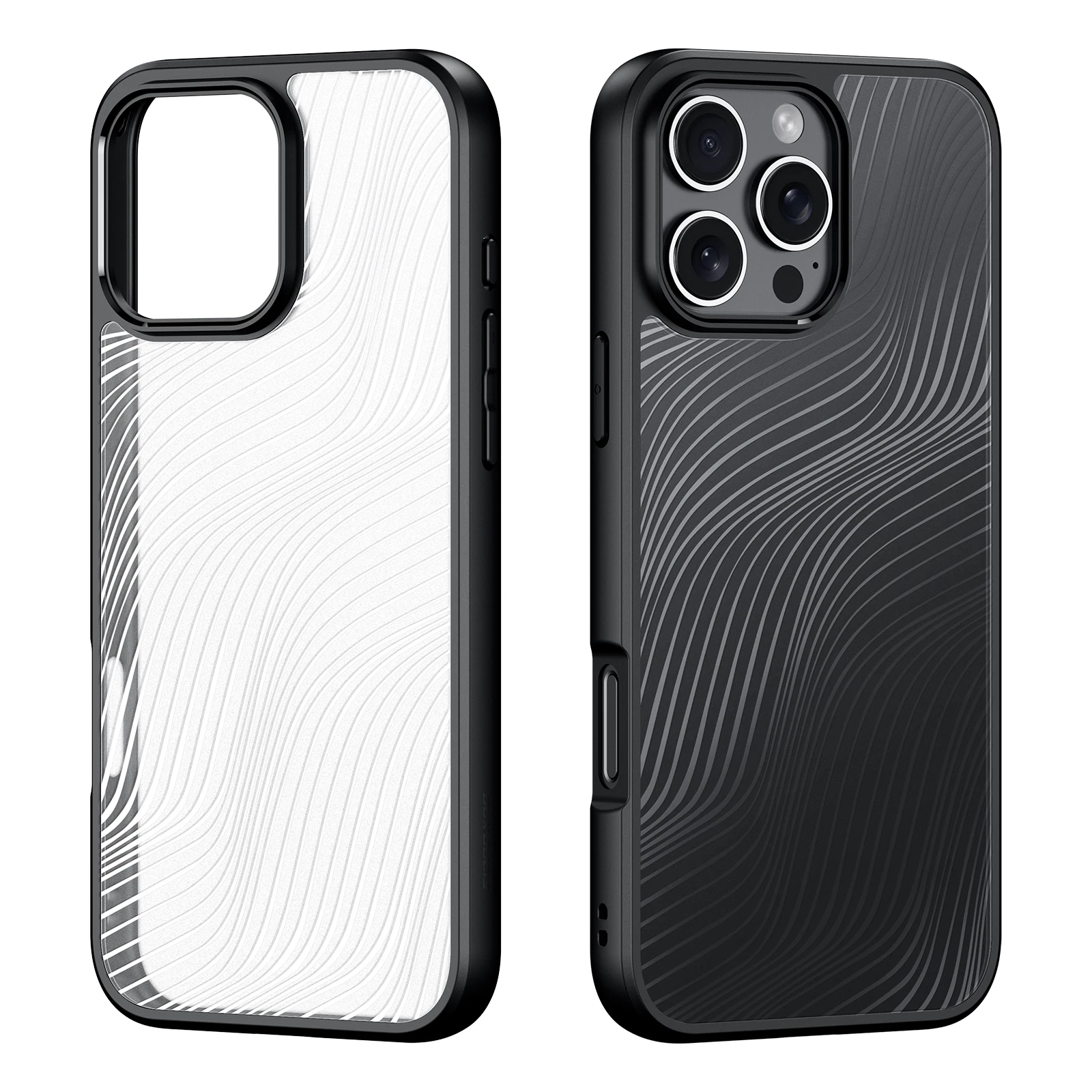 DUX-funda DUCS para iPhone 16 Pro Max, carcasa trasera con líneas fluidas