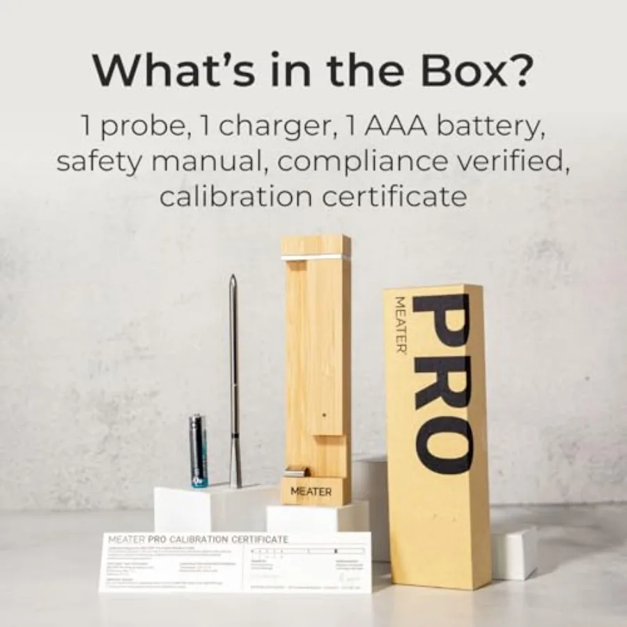 Pro Sebelumnya Dikenal sebagai 2 Plus: Termometer Daging Nirkabel Bluetooth Cerdas Digital 1000F Tahan Panas Jarak Jauh Bersertifikat Acc