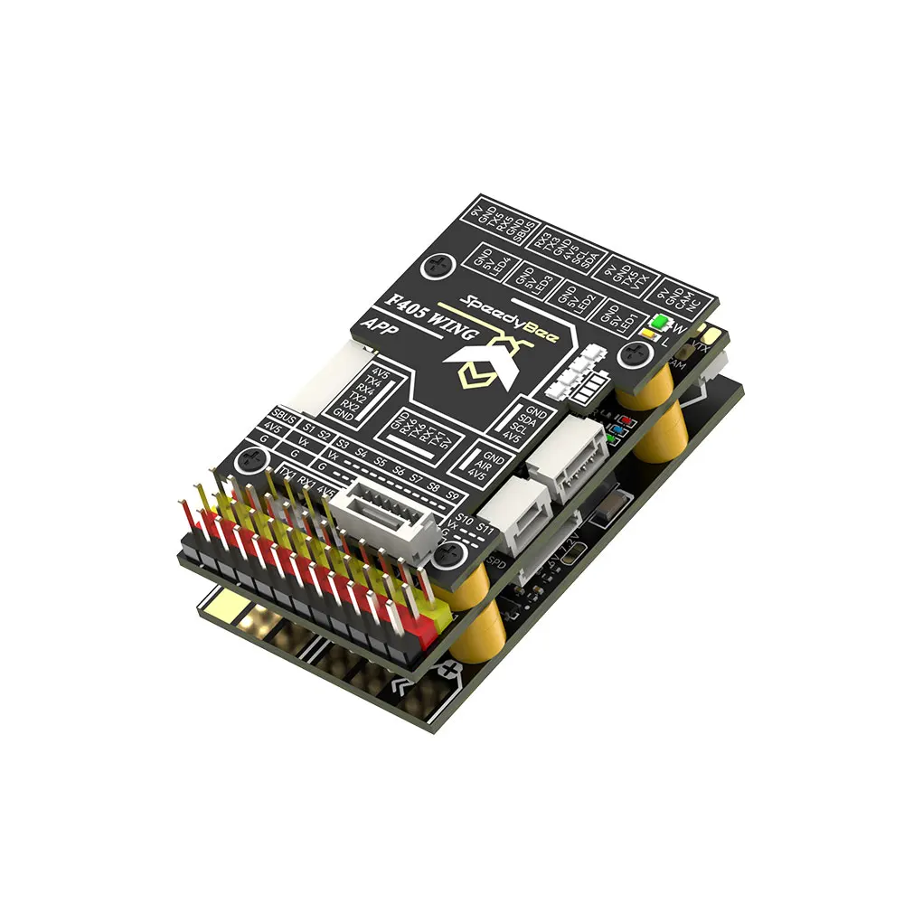 

SpeedyBee F405 WING APP Fixed-Wing Flight Controller Barometer OSD MicroSD Card Slot 2-6S LIPO for INAV Ardupilot RC Airplane