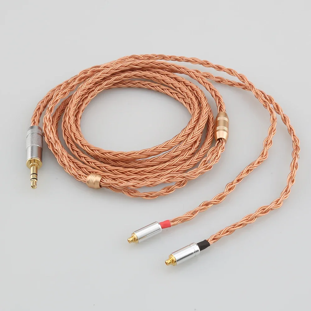 HiFi 4.4mm 2.5mm 3.5mm XLR Balanced 16 Core 99% 7N OCC Earphone Headphone upgraded Cable For AKG N5005 N30 N40 MMCX IE300 IE900