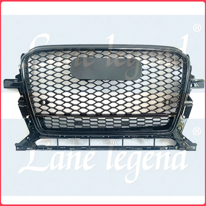 Front Bumper Grille Front Bumper Grill Center Grille Black For Audi Q5 2013-2017 (Refit For RSQ5 Style) Car Accessories