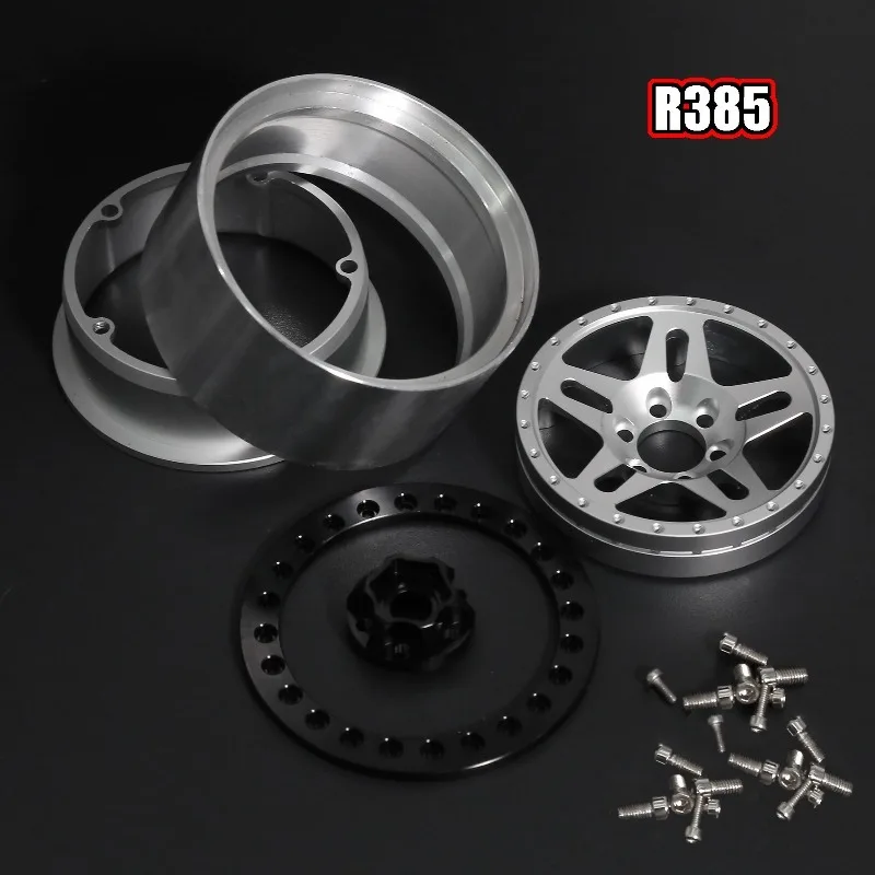 

4Pcs CNC Wheel Tires 1.9inch/2.2inch for 1/10 1/8 RC Car Axial SCX10 D90 TRX4 Capra Wraith Monster Truck Upgrade Parts