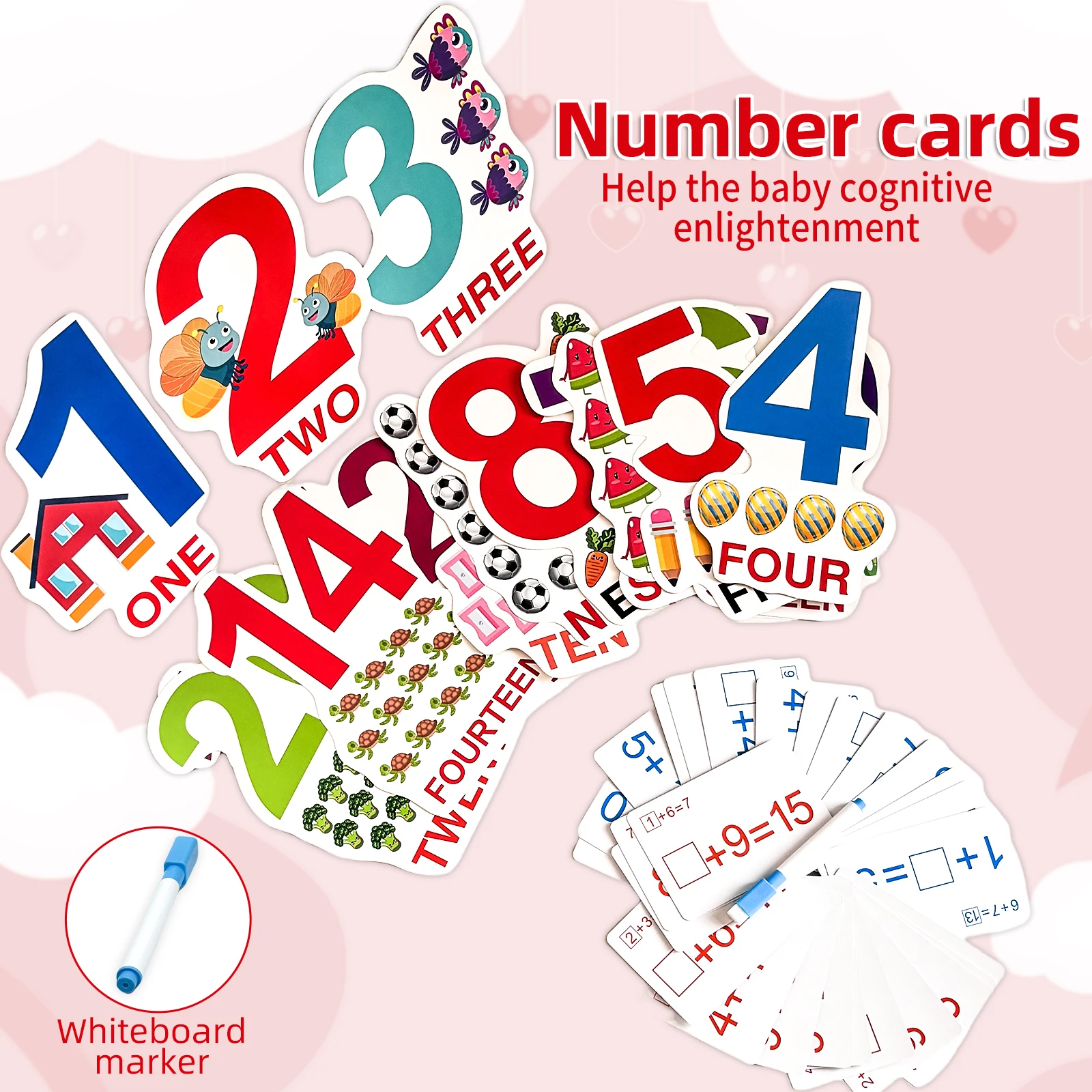 Digital Cognitive Flashcards for Babies Educational Toy Set That Enhances Intelligence And Development