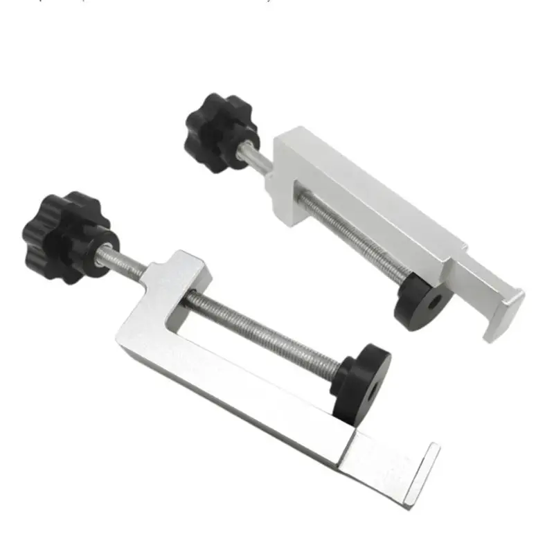 A02M-Table Clamp Universal Fence / T-Slot / Table Saw Guide Rail Clamps Aluminum Alloy Fixed Clamp For Woodworking Tools Accesso