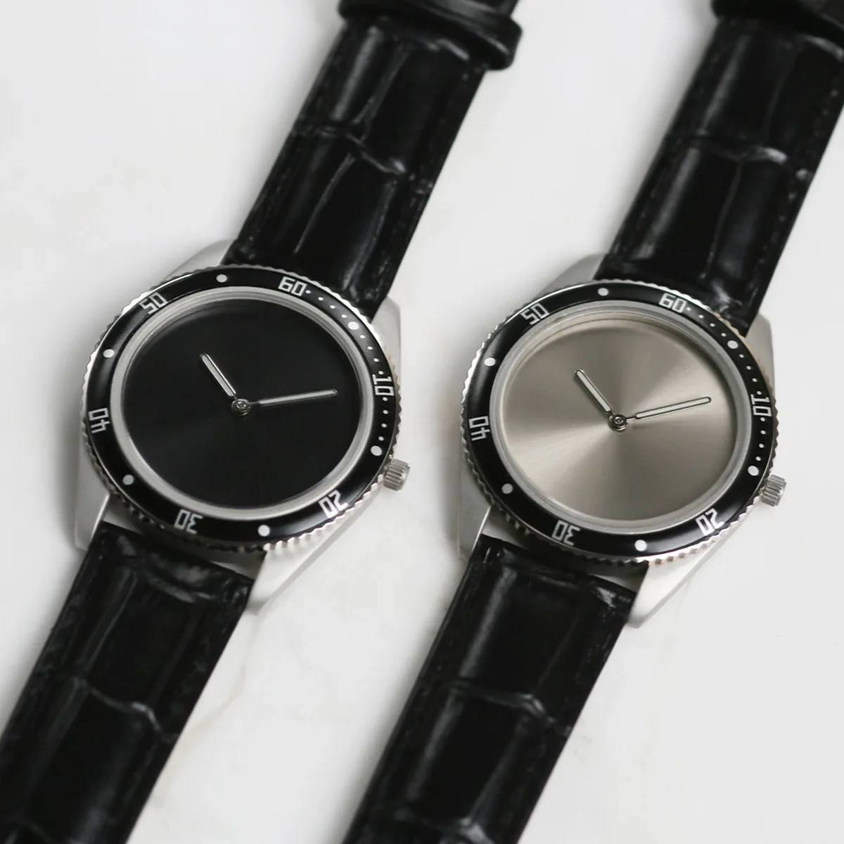 Couple Watch for Men Women Sliver Black Quartz Wristwatch Simple Dial Retro Orologio Male Clock Man Ladies Stainless Steel Reloj