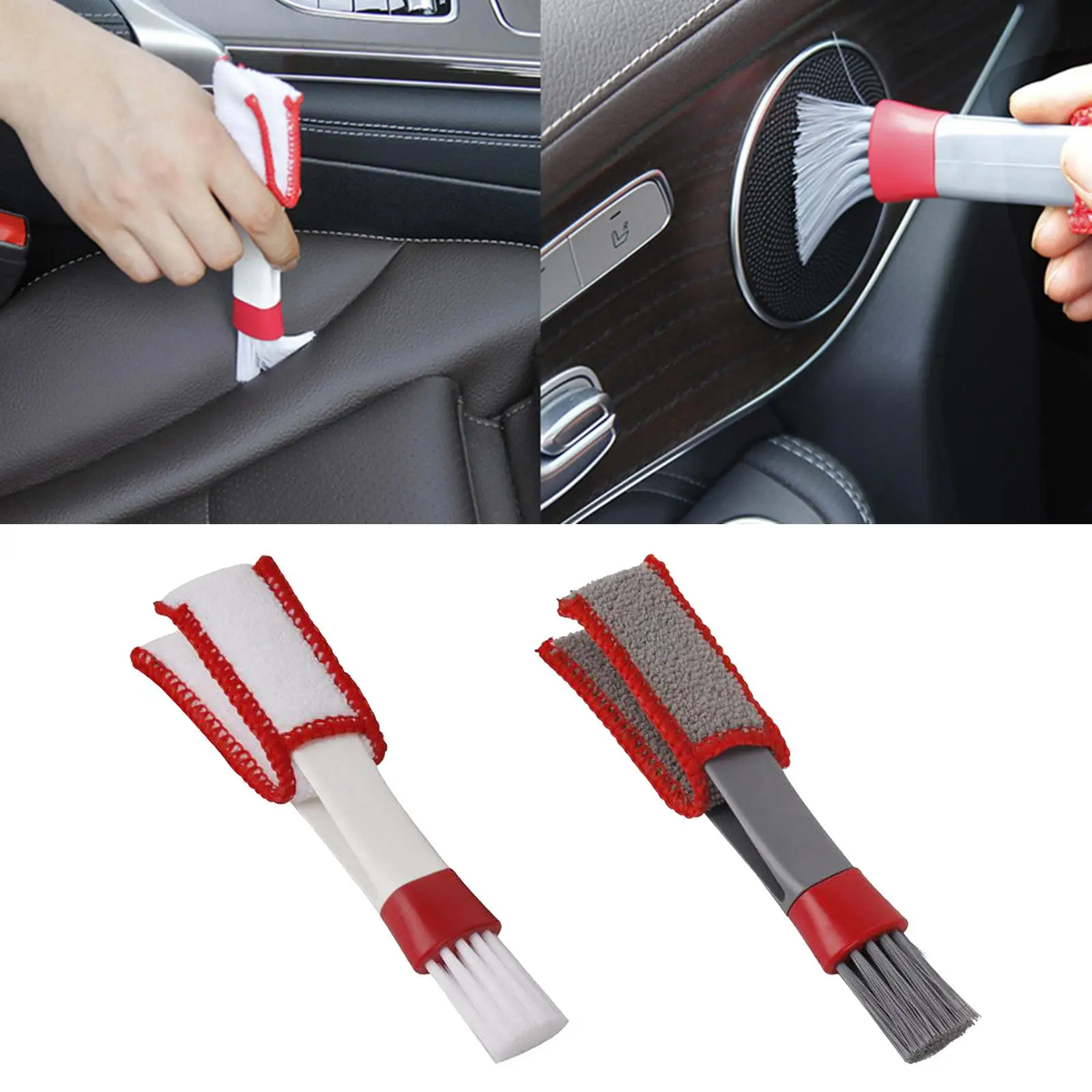 Cleaning Brush Car Air Conditioner Vent Dust Cleaner Cleaning Cloth Handheld