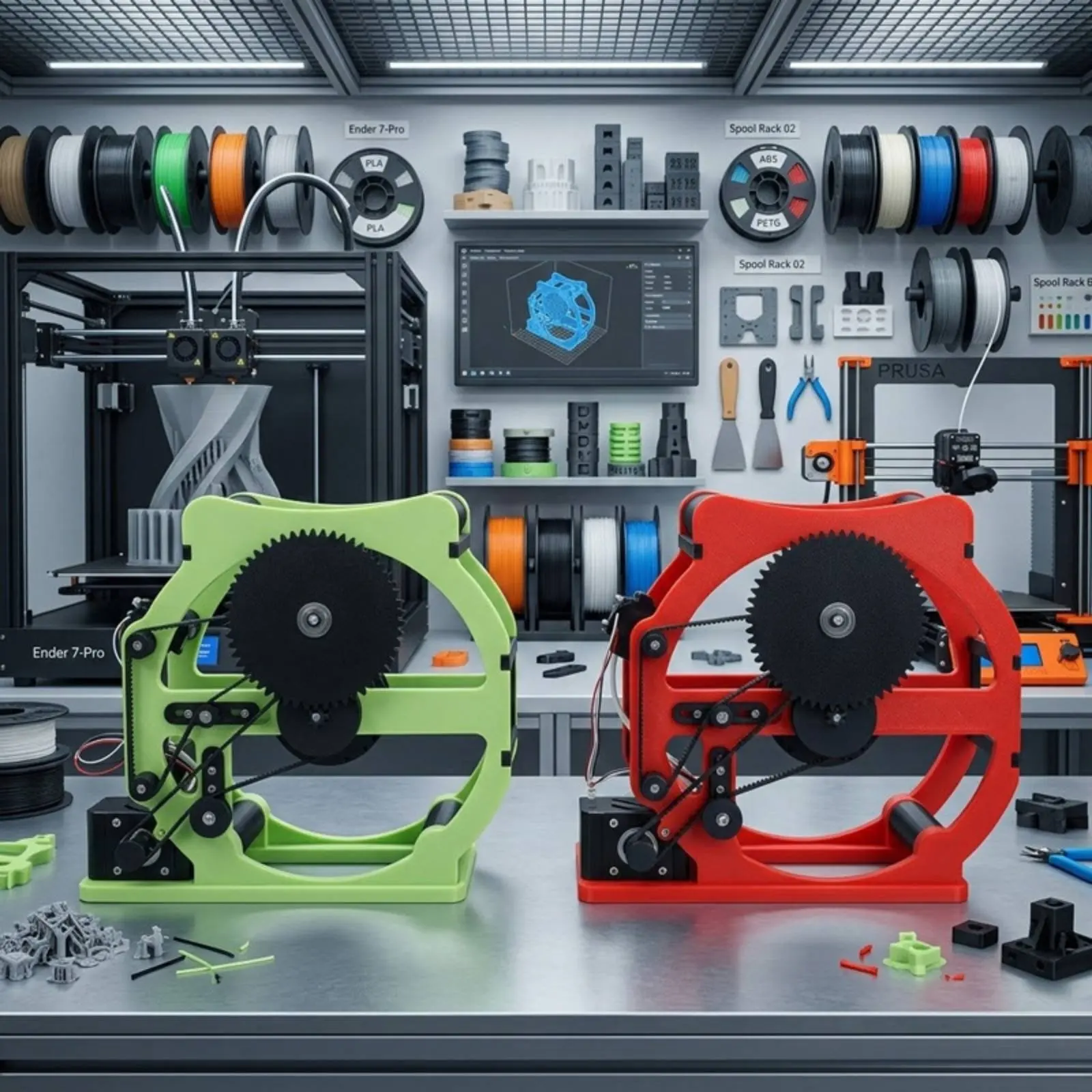 

Electric Filament Winder Two-Way Function Electric Filament Respooler Adjustable Tension Control Adaptable Design