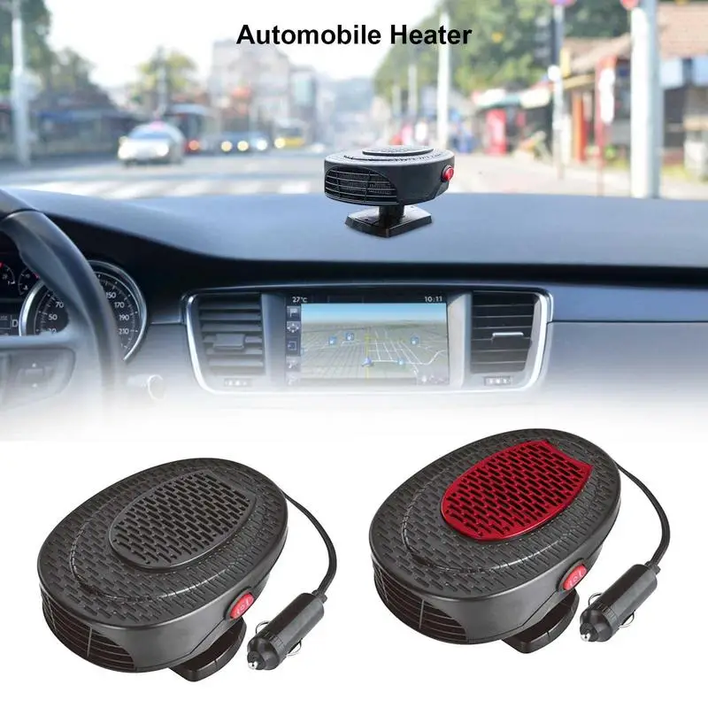 

Car Seat Heaters For Vehicle 150W Car Defogger 360 Rotary Electric Defroster Fast Heating DC12V Various Cars Heater Fan