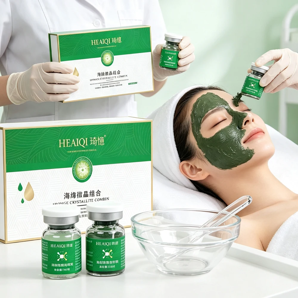 Korea Algae Peeling DIY Facial Natural Seaweed Bone Plant Extract Mask Sponge Spicules Improve Breakouts Clean Pores Skin Care