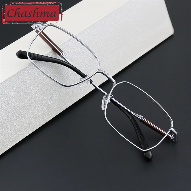 

Очки Chashma по рецепту, мужские и женские, ультралегкие, из чистого титана, оптические оправы для линз по рецепту