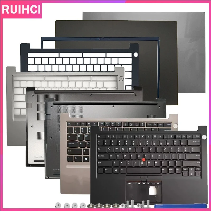 

New For Lenovo Thinkpad E14 Gen4 Laptop LCD Rear Cover/Front Frame/Palm Pad/Bottom Cover/Hinge/Keyboard