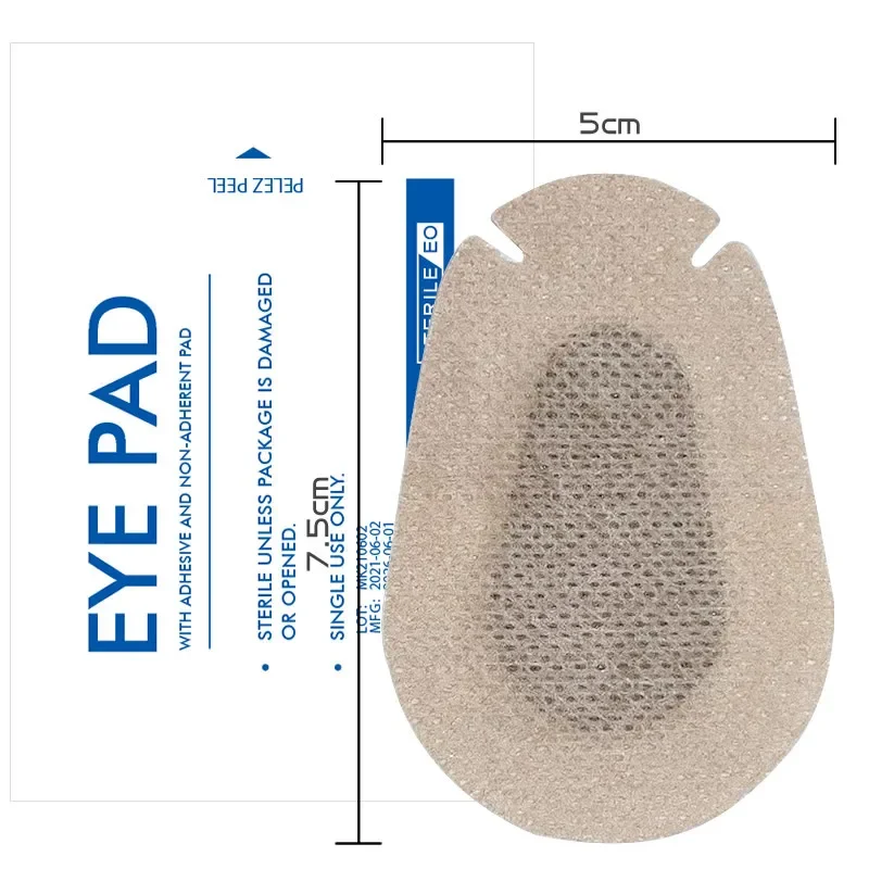 Medical Non-woven Adhesive Eye Pad Disposable Absorbent Surgical Wound Dressing Eye Patch Adult Child Amblyopia Treatment