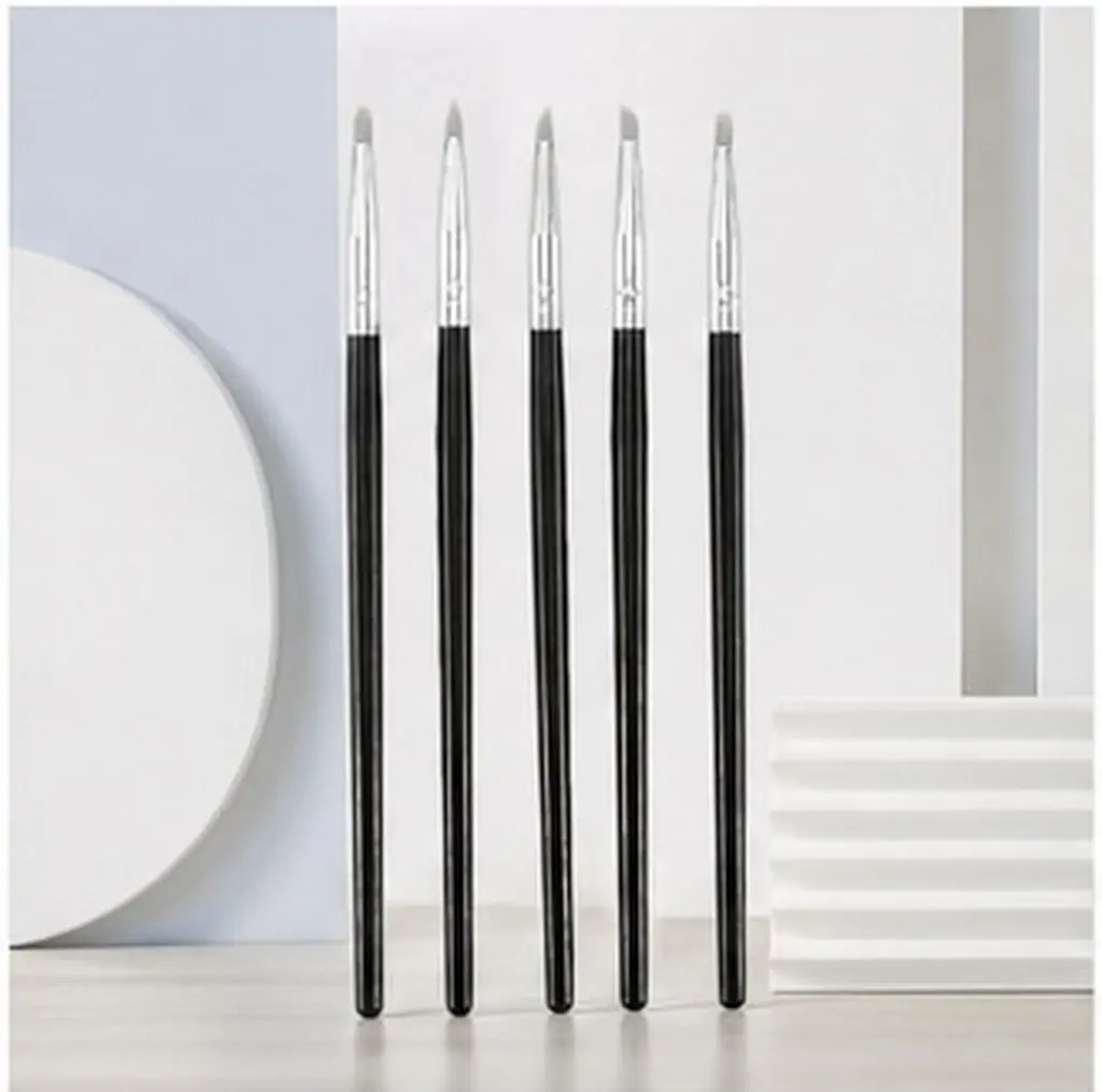 5Pcs Watercolor Silicone Pen Creative Painting Clay Pen for Clay Sculpture Molding Smoothing Gradual Color Change Nail Art