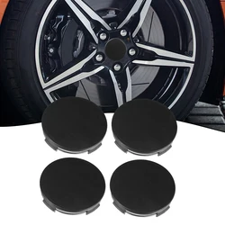 4 pz universale 65mm Dia 4 clip ruota pneumatico centro coprimozzo copertura nero centro ABS cerchi Cap nero accessori auto