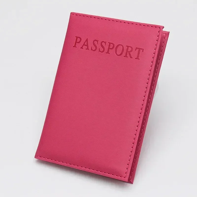 Hochwertige Englische PU-Leder Passhülle Dokumentenmappe Reisepass-Etui Ausweishülle Reisezubehör