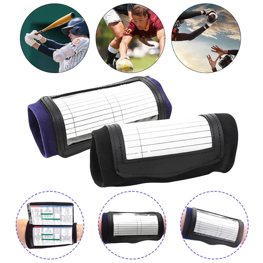 Football Play Wristbands Soccer Wristbands QB Play Wristband Adult Youth Universal Wrist Coach Playbook Wristband for Football
