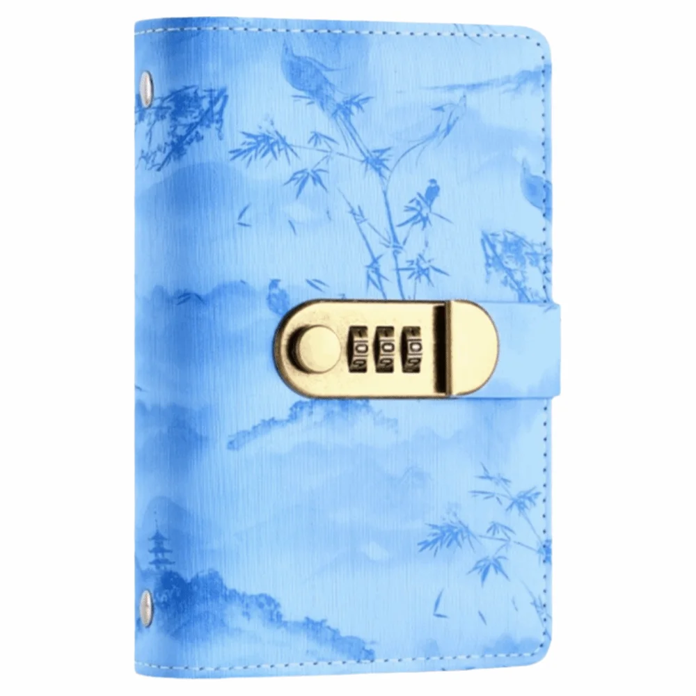 مقاوم للماء التوفير التحدي الموثق قفل بكلمة مرور PU كتاب إيداع ثابت جيوب متعددة خمر فاتورة الميزانية مخطط توفير النقود