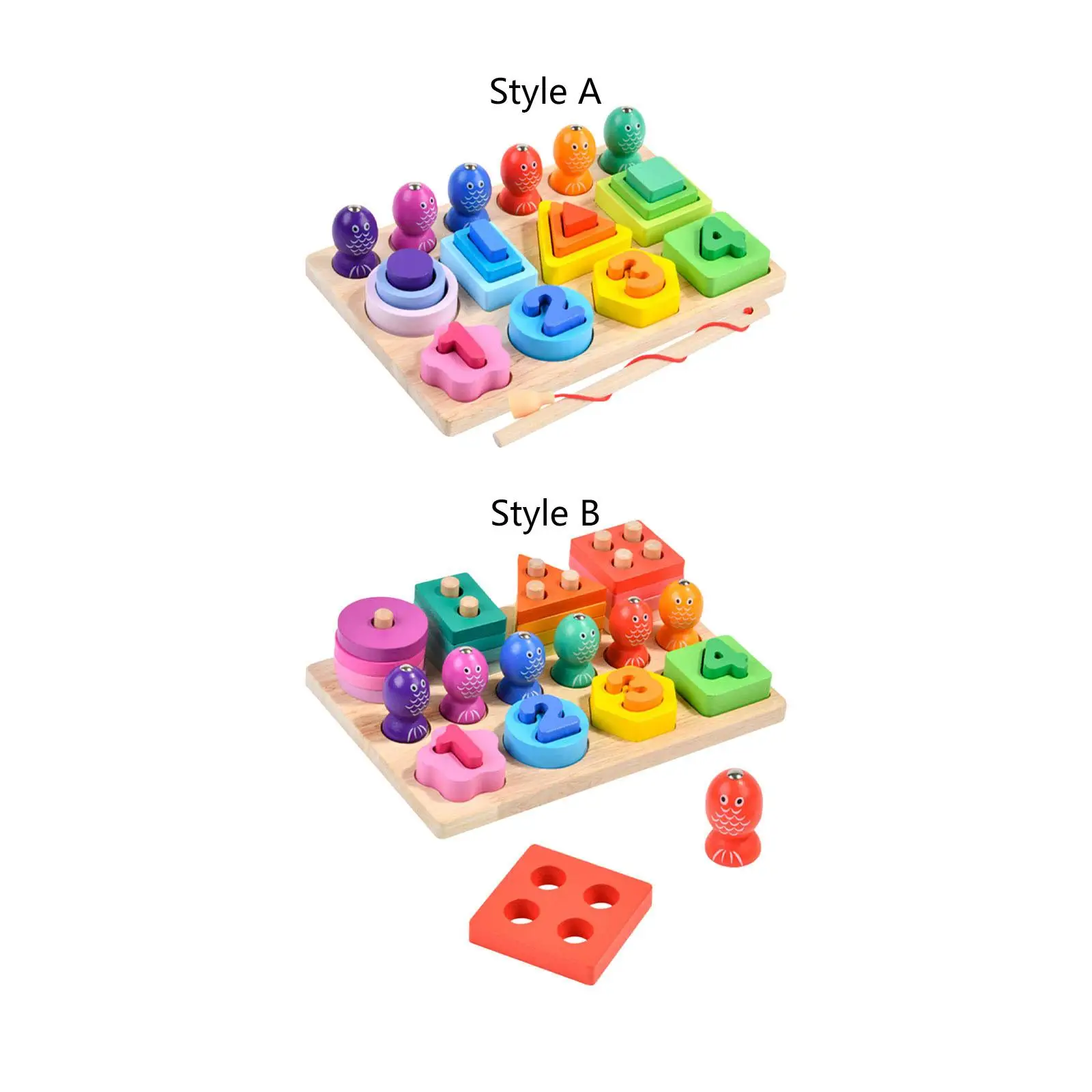 

Wooden Fishing Toy Hand Eye Coordination Educational Activities Montessori for Kids Boys Girls Children Baby Party Favors