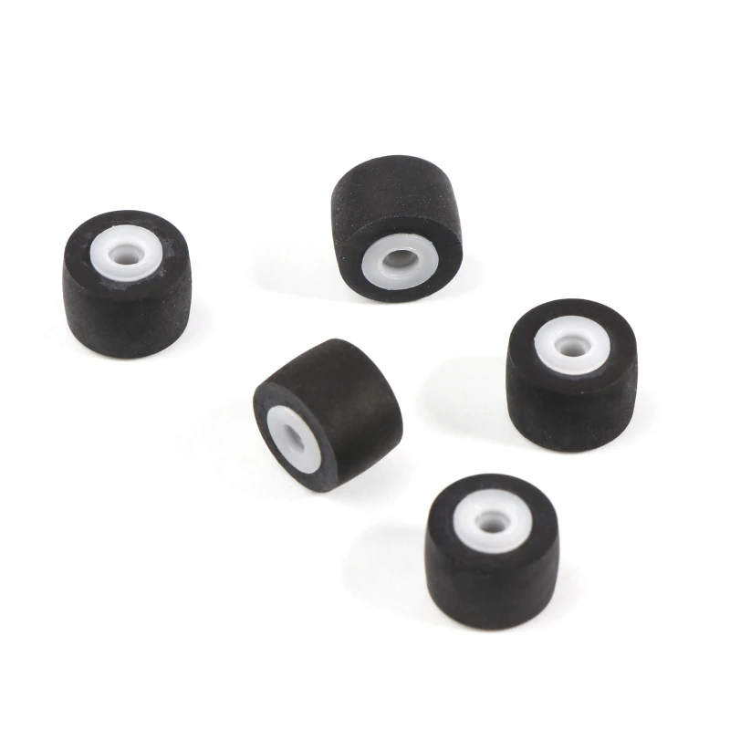 5Pcs Wheel Belt Pulley Rubber Pressure Recorder Cassette Deck Pinch Roller Tape Stereo Player 10.5x7.9x2mm Pinch Roller