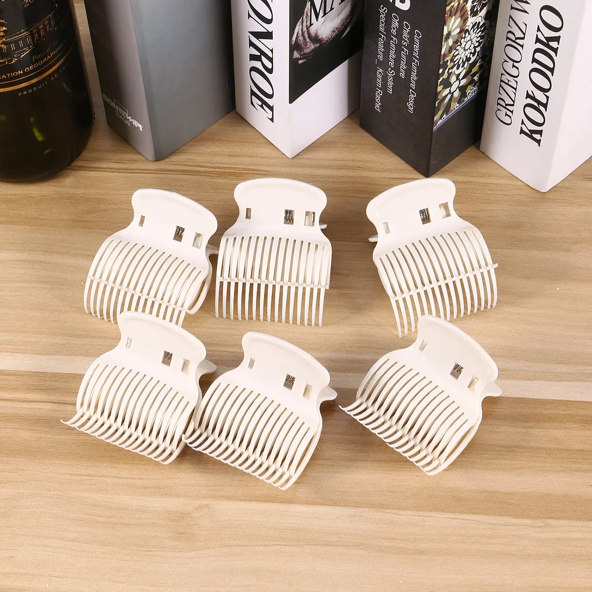 

12Pcs Strong Hold Hair Clamps Reusable Perm Clips for Hair Dyeing Styling Heat Resistant Lightweight Fixing Accessories