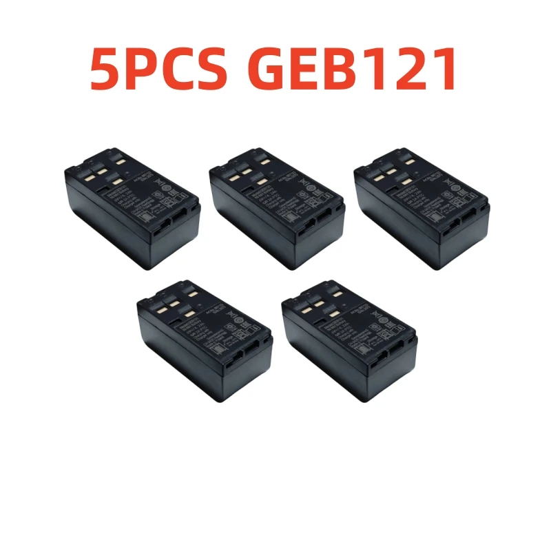 

5 шт. аккумулятор GEB121 для Leica TCR407, TCR702, TCR802 TPS-400 TPS-1100 TPS-800 TPS-700 TC302/402 Total Surveying Stations
