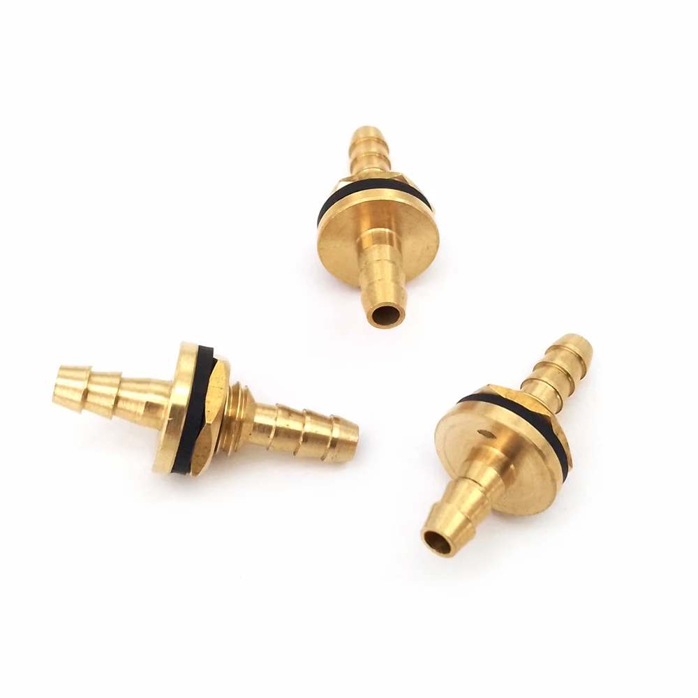 5 قطعة خزان الوقود الحلمة مجموعة خزان حشو فوهة الزيت مدخل ومخرج تركيبات النحاس للغاز نيترو RC سيارات قوارب الطائرات