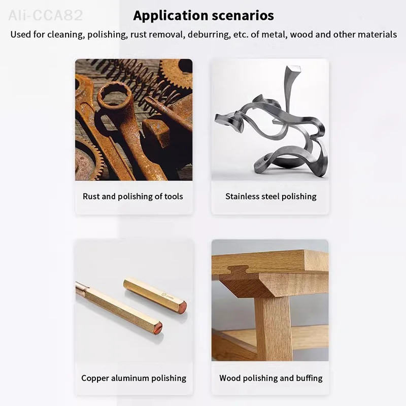 

100/115/125 мм 5-дюймовый шлифовальный круг из нейлонового волокна — превосходная полировка металла и дерева — аксессуар для угловой шлифовальной машины