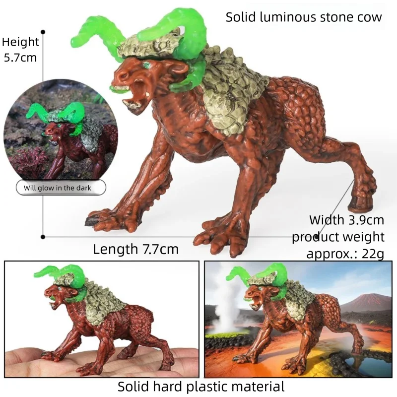 Oenux Simulierte Mythische Tiere Leuchtende Eidechse Elfe Fliegender Drache Monster-Modelle Actionfiguren Realistische Puppen Sammlerstücke Spielzeug – Detail 11