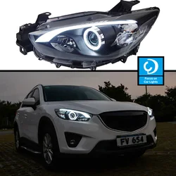 Car Front Headlight For Mazda CX-5 CX5 2013-2016 LED HeadLamp Styling Dynamic Turn Signal Lens Automotive Accessories Assembly