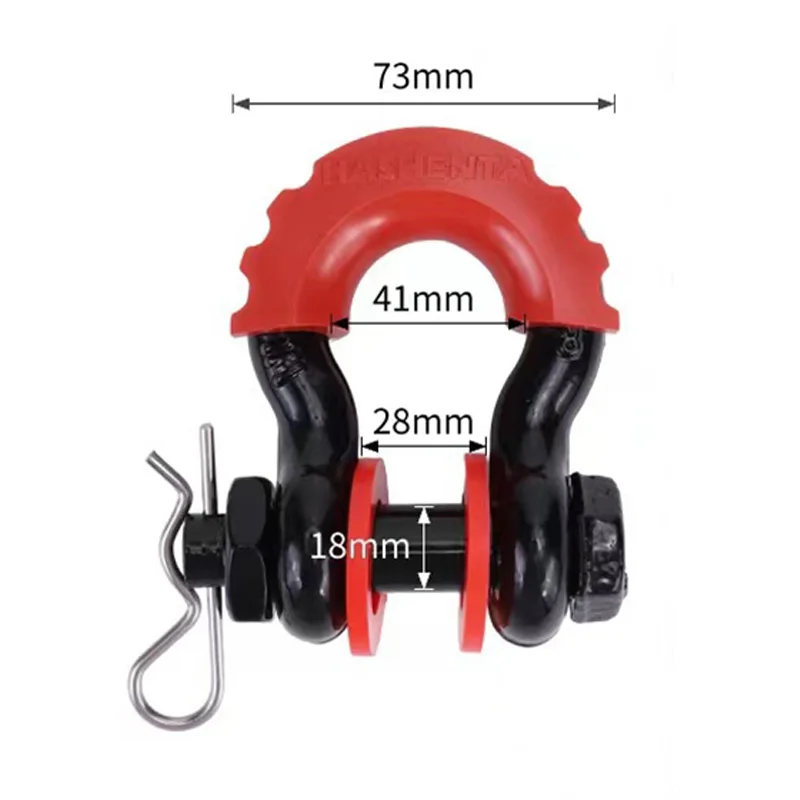 2pcs 28660lbs Break Strength D-Ring Anchor Shackle for Off-Road Jeep Vehicle Recovery 5/8\