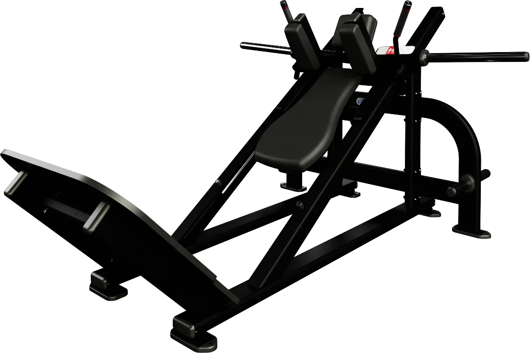 hig traffic high end Plate loaded leg press hack squat slid training machine for commercial gym use fitness equipment