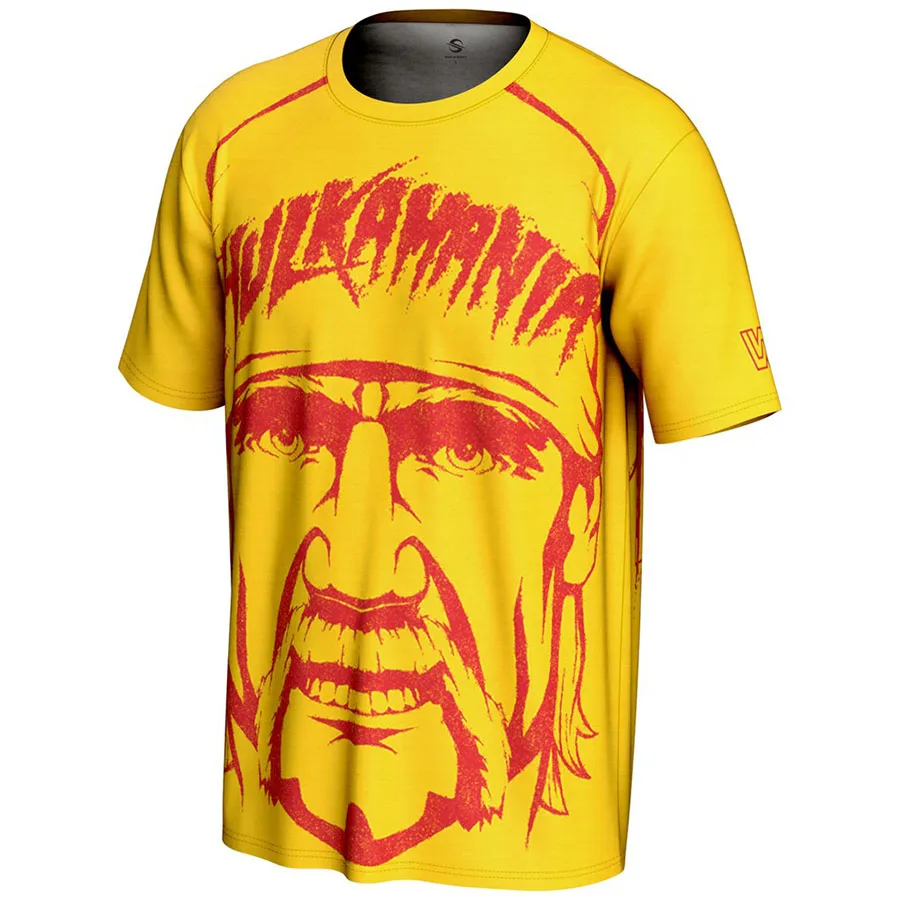 

Men's Yellow Hulk Hogan Hulkster Rules T-Shirt Is Simple Stylish Retro Loose And Breathable Suitable For Sports And Fitness