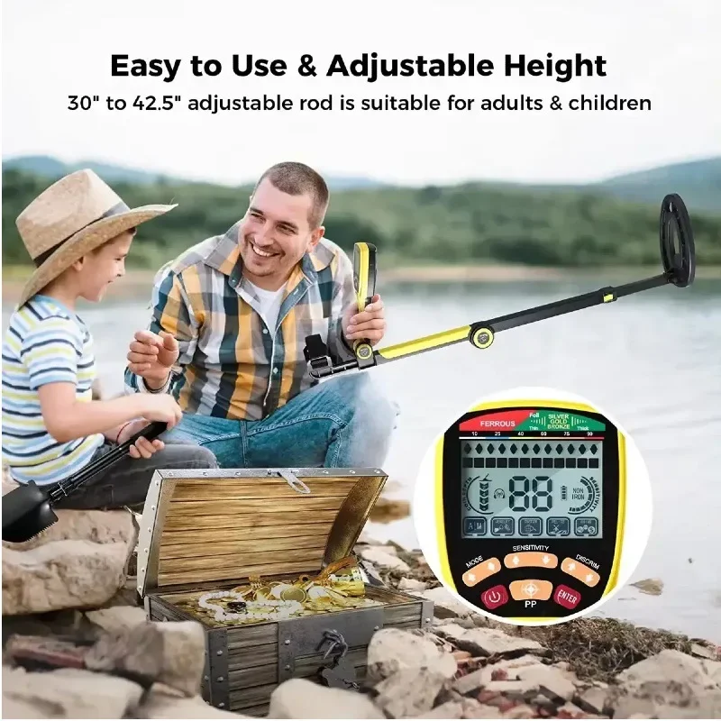 2026 Underground Metal Detector Outdoor Deepening Waterproof Gold, Silver And Copper Detector Archaeological Gold Detector TX650