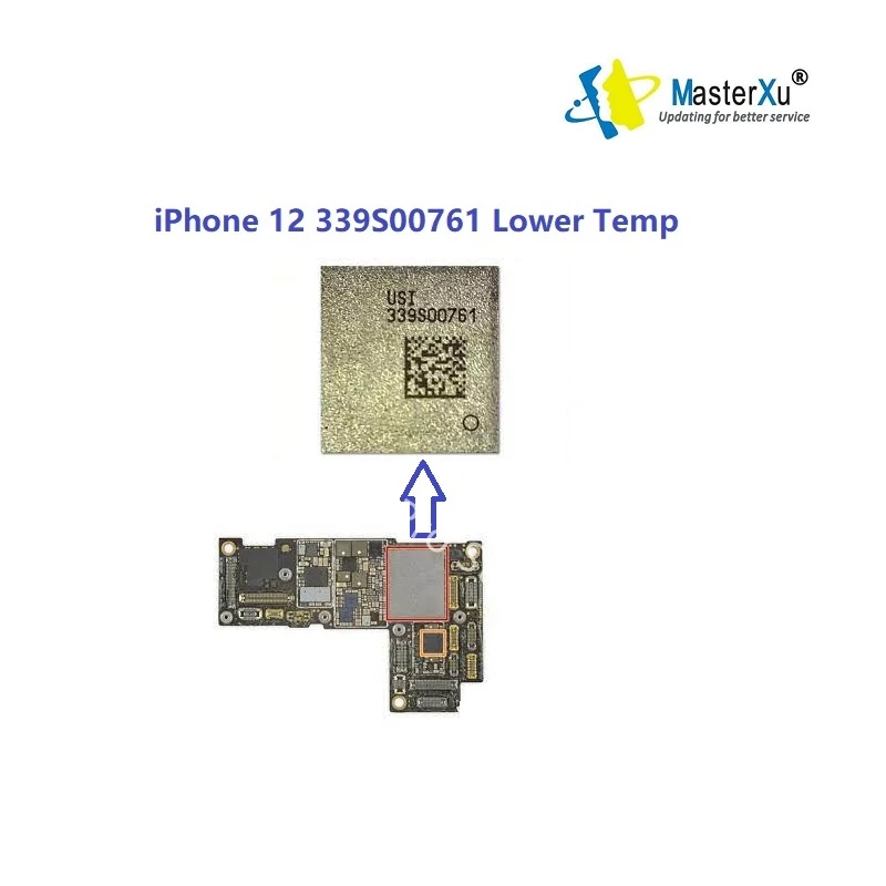 MasterXu Original High Temp Wifi IC Chip Module for iPhone 5 6 7 8 X XS XR 11 12 mini Pro Max 339S00647 339S00399 339S00199