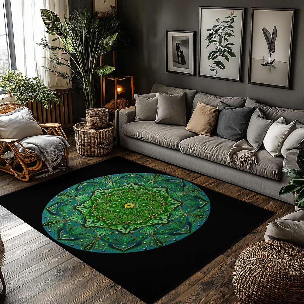 

Коврик, винтажный персидский ковер, богемный напольный коврик, декор для гостиной, домашний декор, нескользящее покрытие для пола, современный абстрактный дизайн 8