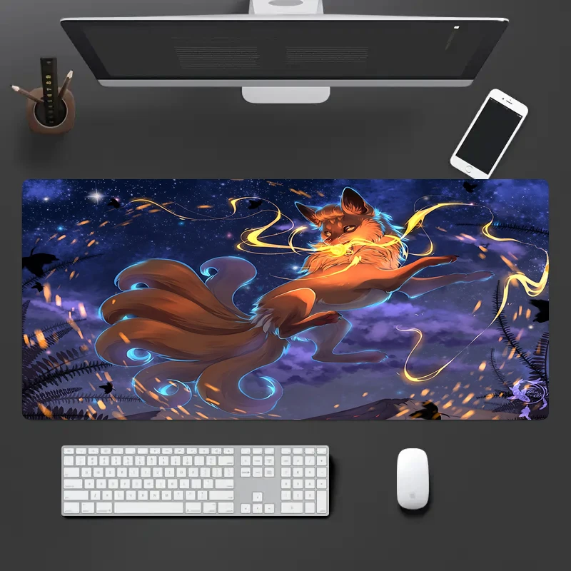 Alfombrilla de ratón de Anime, alfombrilla para silla de animales, accesorios para juegos de PC, alfombrilla para teclado de ordenador, alfombra de escritura a mano de empresa, alfombra de goma diy XXL