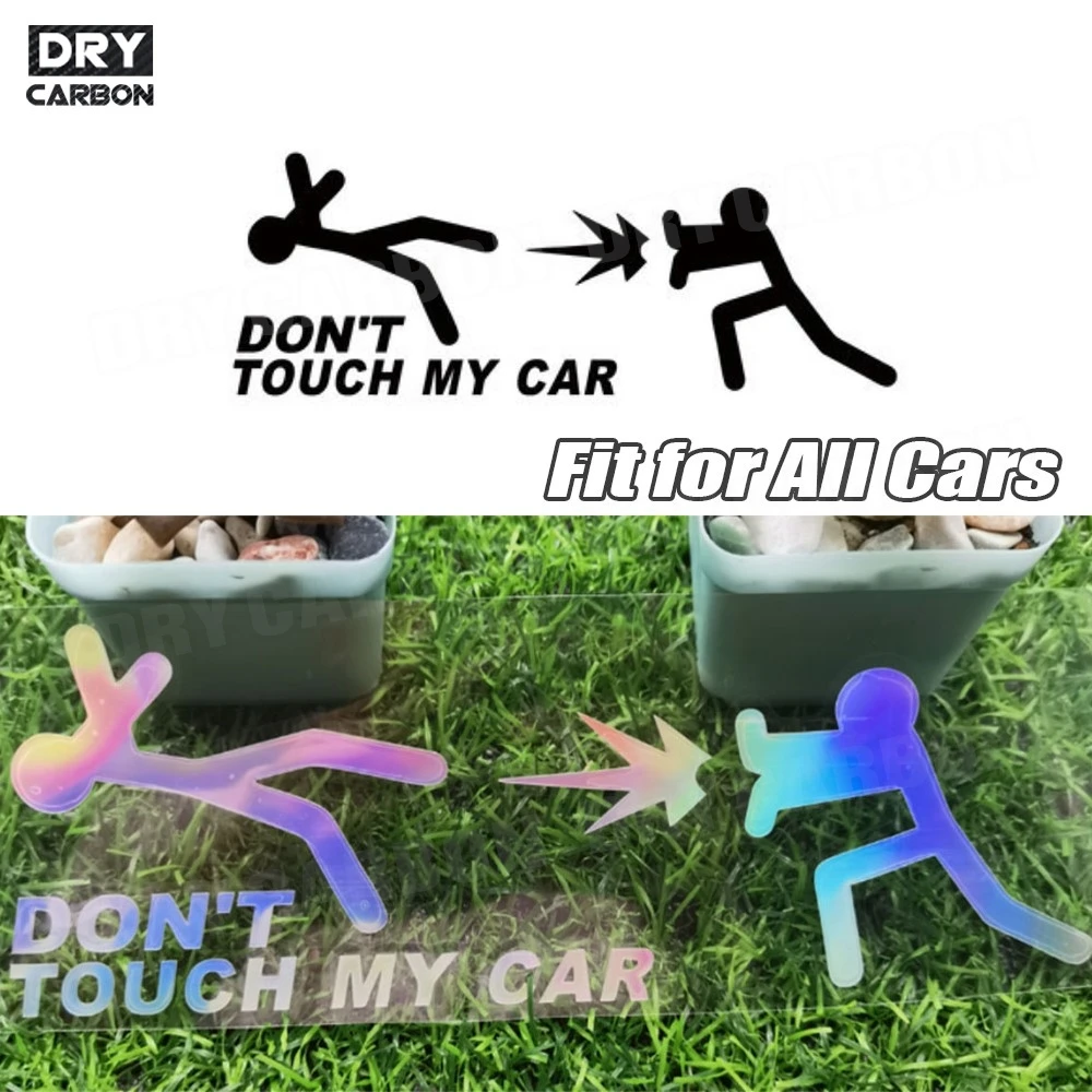 

Car Sticker DIY Don't Touch My Car Creative Modifications Decor Decal Auto Vinyl Film Window Decor Auto Bumper Sticker