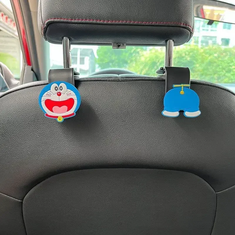 Miniso collaboration popular anime Doraemon peripheral car front and rear seat hooks Crayon Shin chan Cherry Maruko car hooks