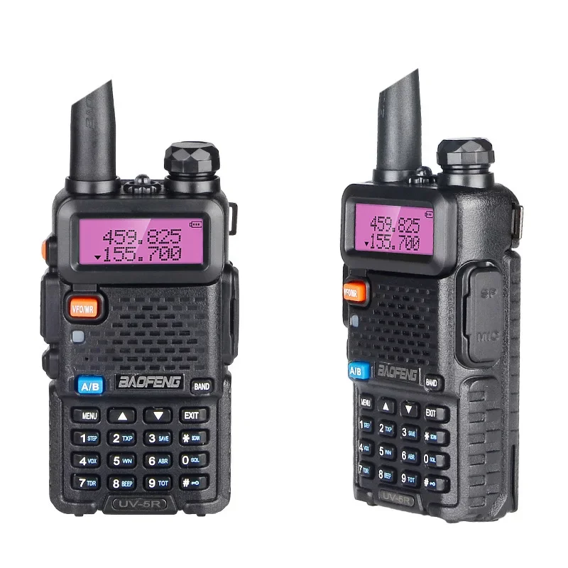 Walkie Talkie Uv5R Handheld Console Civil Outdoor Wireless High-Power Seismic Resistant And Drop Resistant