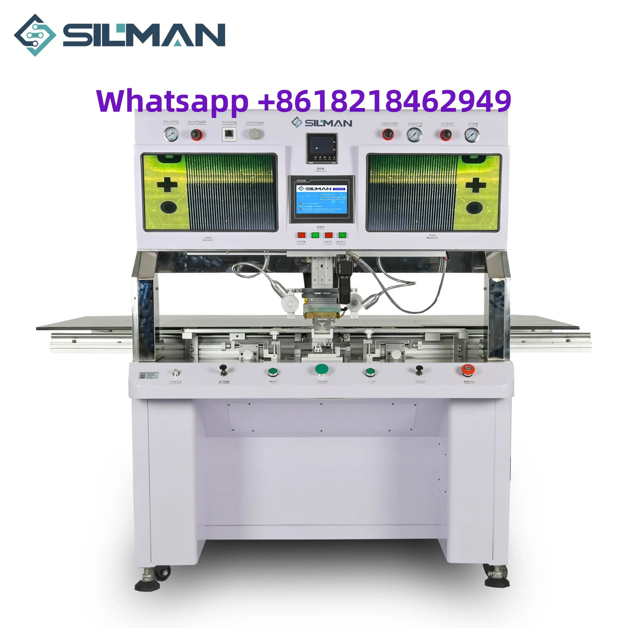 Silman ST-100SW ACF COF Bonding Machine For Laptop LED LCD TV Screen TAB FPC COG Single Head Big Size Display Repairing Device