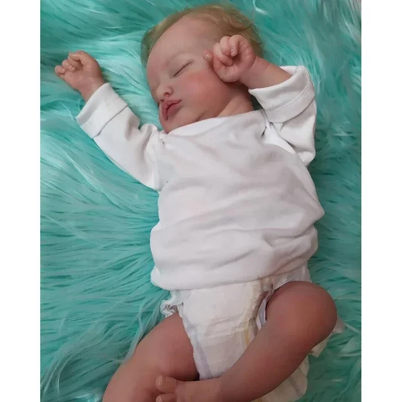 

18inch Baby Reborn Doll Rosalie Lifelike Soft Touch Cuddly Baby Multiple Layers Painting 3D Skin with VisibleVeins Kids Toy