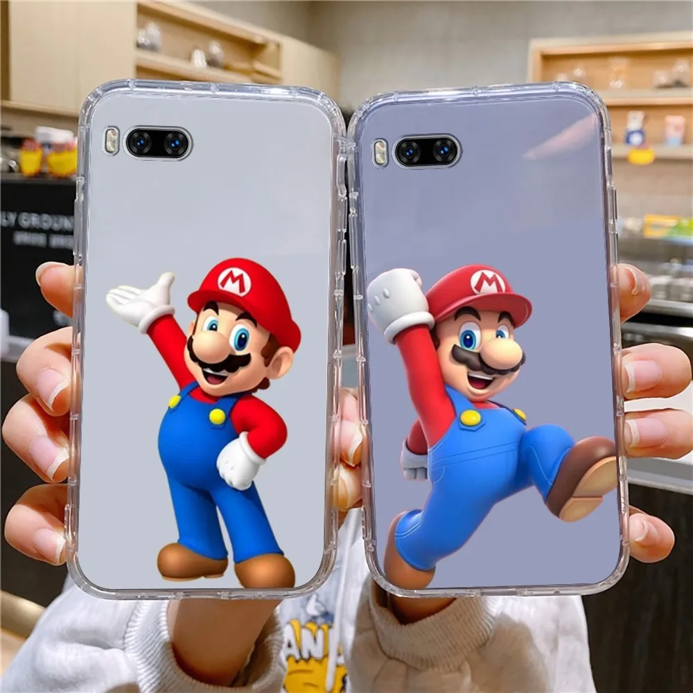 

S-Super M-Mario Bros Phone Case For Huawei Mate P10 P20 P30 P40 P50 Smart Z Honor 50 60 70 Pro Lite Transparent Case