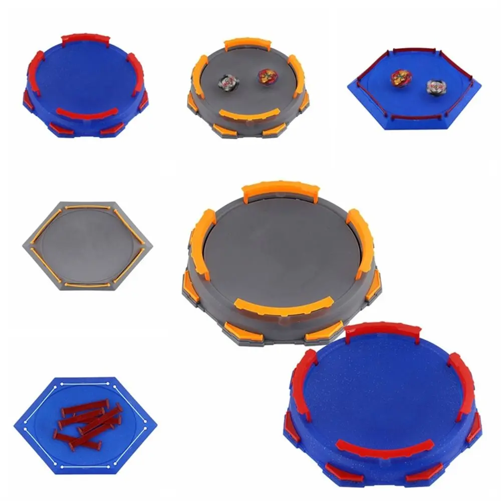 

Gyro Fighting Spinning Tops Arena Disk Burst Gyro Stadium Gyro Battle Plate Hexagon Round Gyro Disk Boys Gift