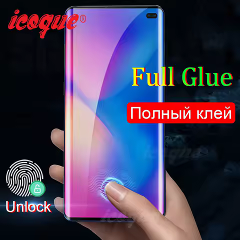 Full Glue Cover Tempered Glass for Samsung Galaxy S22 S23 Ultra S21 S20 Plus Note 20 10 9 8 S8 S9 S10 5g Film Screen Protector